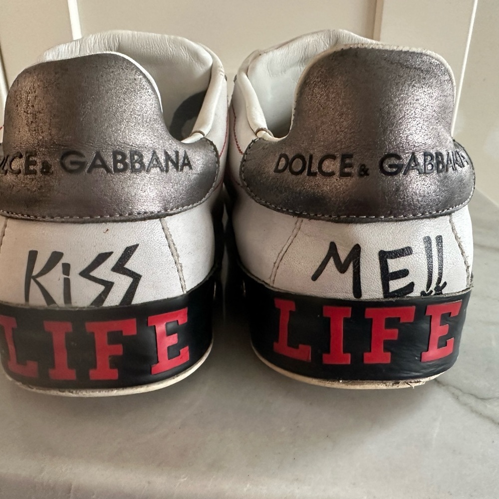 Dolce and Gabbana Portofino sneakers size 10. - Picture 4 of 5